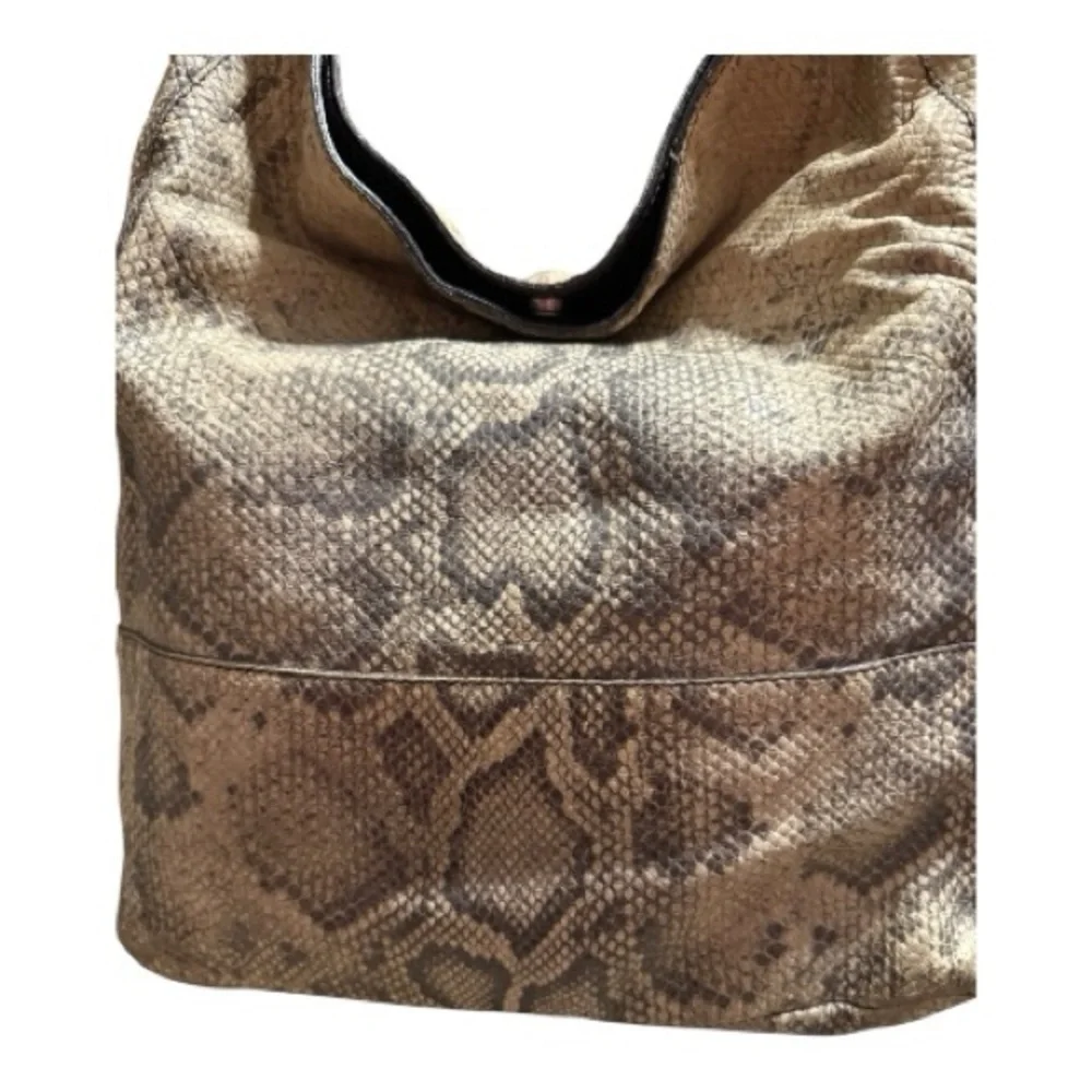 Furla Snake Print Hobo Bag